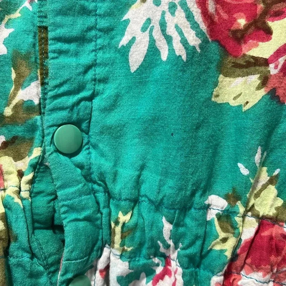 Imperfect handmade dress floral plus size button down back dress size 2X 3X ? - Picture 5 of 14